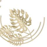 Iron Wall Sculptures Gold Metal Leaf Wall Decor for Living Room Bedroom Office Home A