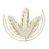 Iron Wall Sculptures Gold Metal Leaf Wall Decor for Living Room Bedroom Office Home B