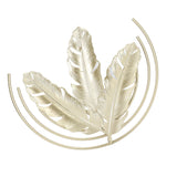Iron Wall Sculptures Gold Metal Leaf Wall Decor for Living Room Bedroom Office Home B
