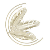 Iron Wall Sculptures Gold Metal Leaf Wall Decor for Living Room Bedroom Office Home B