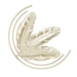 Iron Wall Sculptures Gold Metal Leaf Wall Decor for Living Room Bedroom Office Home B