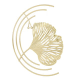 Iron Wall Sculptures Gold Metal Leaf Wall Decor for Living Room Bedroom Office Home C