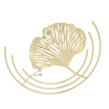 Iron Wall Sculptures Gold Metal Leaf Wall Decor for Living Room Bedroom Office Home C