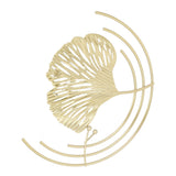 Iron Wall Sculptures Gold Metal Leaf Wall Decor for Living Room Bedroom Office Home C