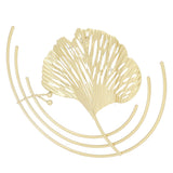 Iron Wall Sculptures Gold Metal Leaf Wall Decor for Living Room Bedroom Office Home C