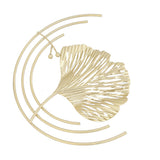 Iron Wall Sculptures Gold Metal Leaf Wall Decor for Living Room Bedroom Office Home C