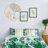 2pcs Gold Wall Decor Iron Art 3D Stereo Ginkgo Leaves Wall Sculpture for Sofa Background Entrance Dining Room Study - Extra Image