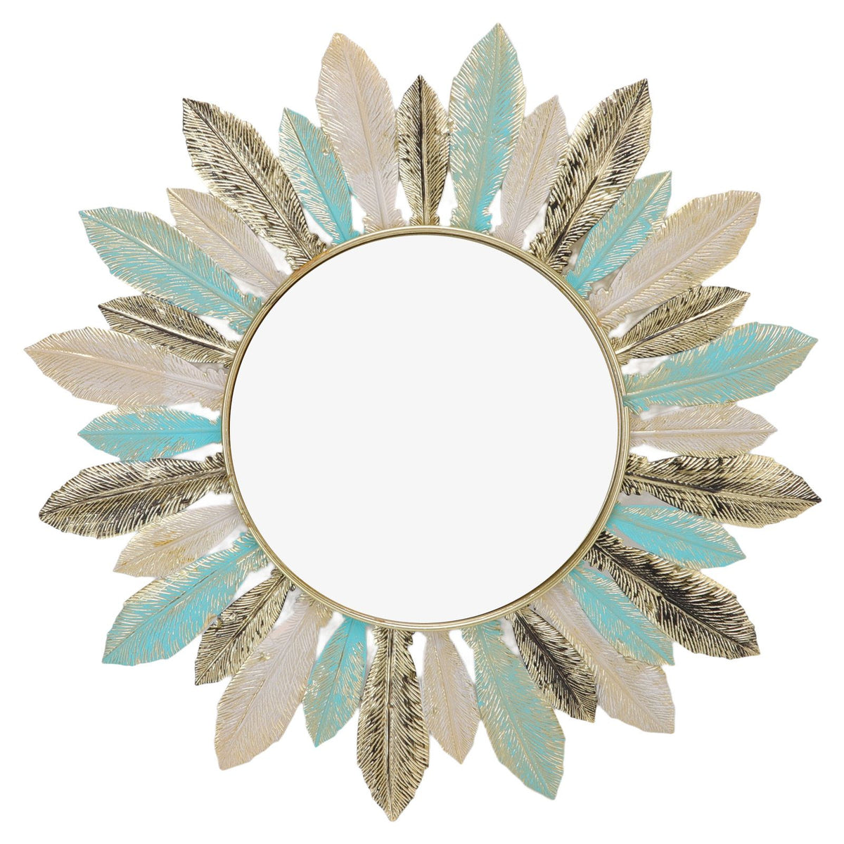 Metal Wall Decor Modern Minimalist Hanging Feather Wall Art Sculpture for Bedroom Living Room Study Office