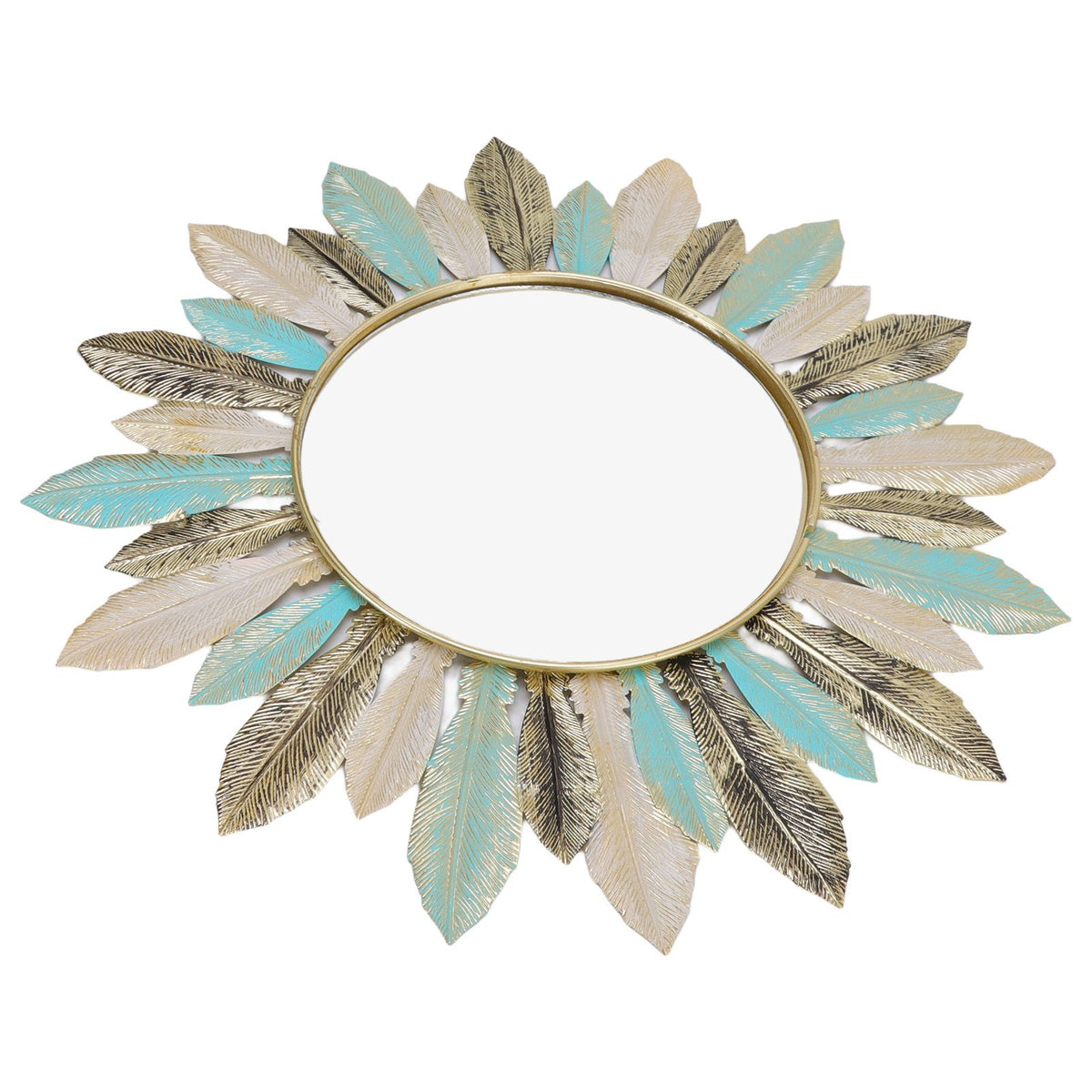Metal Wall Decor Modern Minimalist Hanging Feather Wall Art Sculpture for Bedroom Living Room Study Office