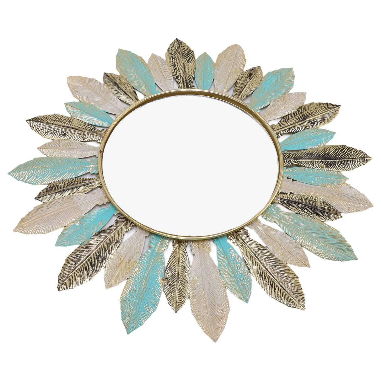 Metal Wall Decor Modern Minimalist Hanging Feather Wall Art Sculpture for Bedroom Living Room Study Office