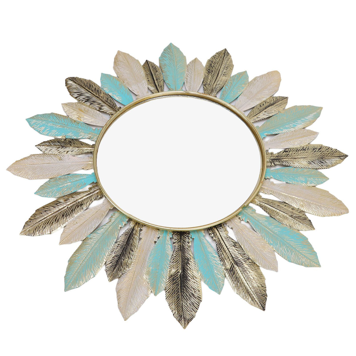 Metal Wall Decor Modern Minimalist Hanging Feather Wall Art Sculpture for Bedroom Living Room Study Office