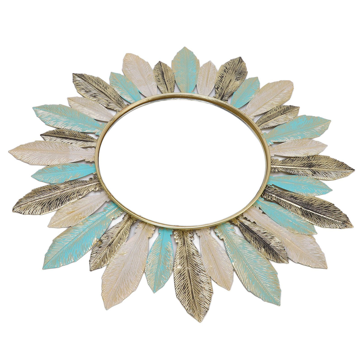 Metal Wall Decor Modern Minimalist Hanging Feather Wall Art Sculpture for Bedroom Living Room Study Office