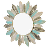 Metal Wall Decor Modern Minimalist Hanging Feather Wall Art Sculpture for Bedroom Living Room Study Office