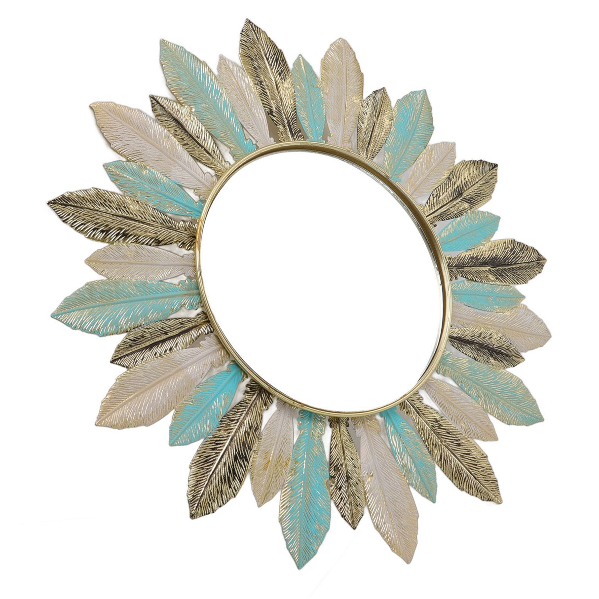 Metal Wall Decor Modern Minimalist Hanging Feather Wall Art Sculpture for Bedroom Living Room Study Office