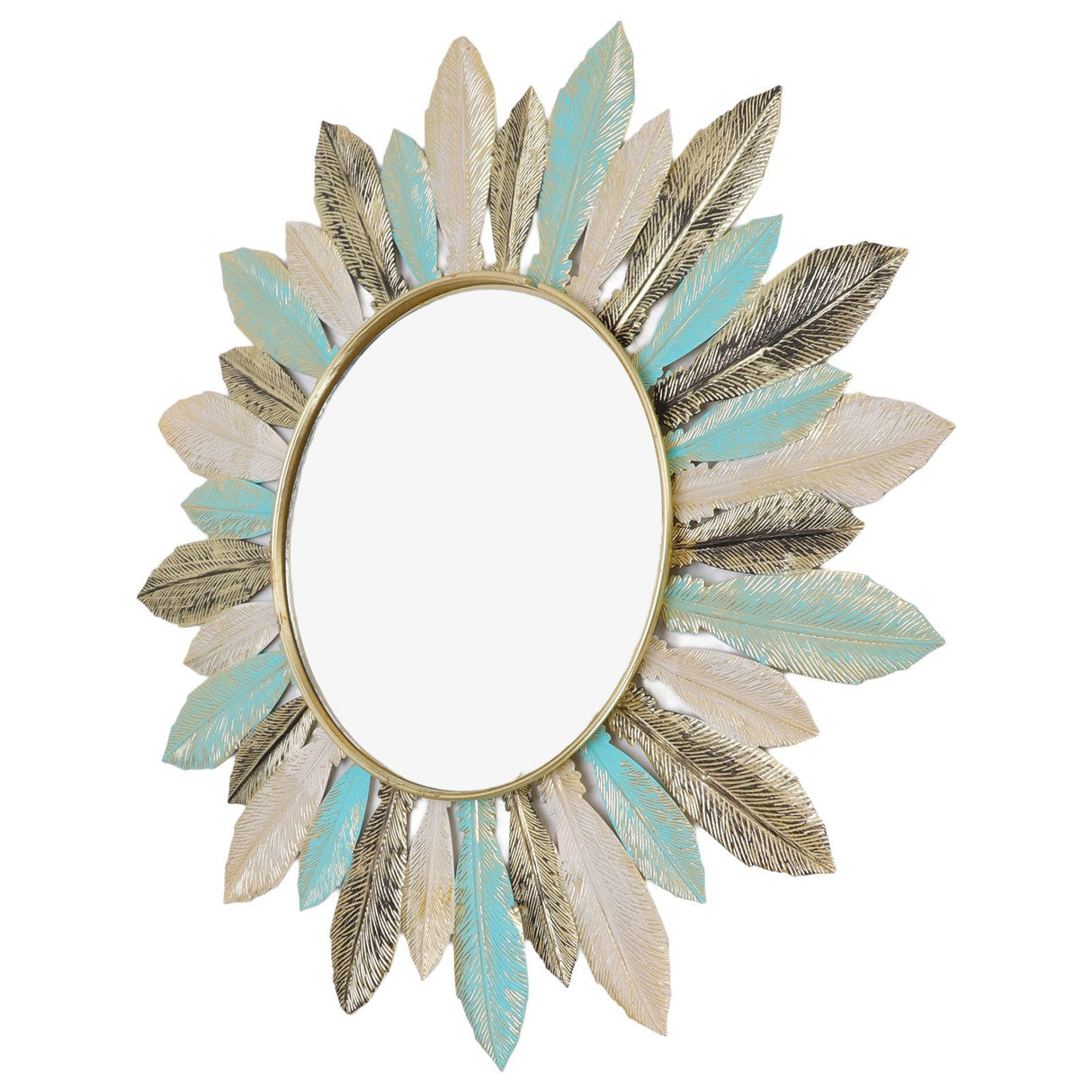 Metal Wall Decor Modern Minimalist Hanging Feather Wall Art Sculpture for Bedroom Living Room Study Office