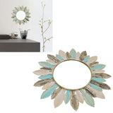 Metal Wall Decor Modern Minimalist Hanging Feather Wall Art Sculpture for Bedroom Living Room Study Office
