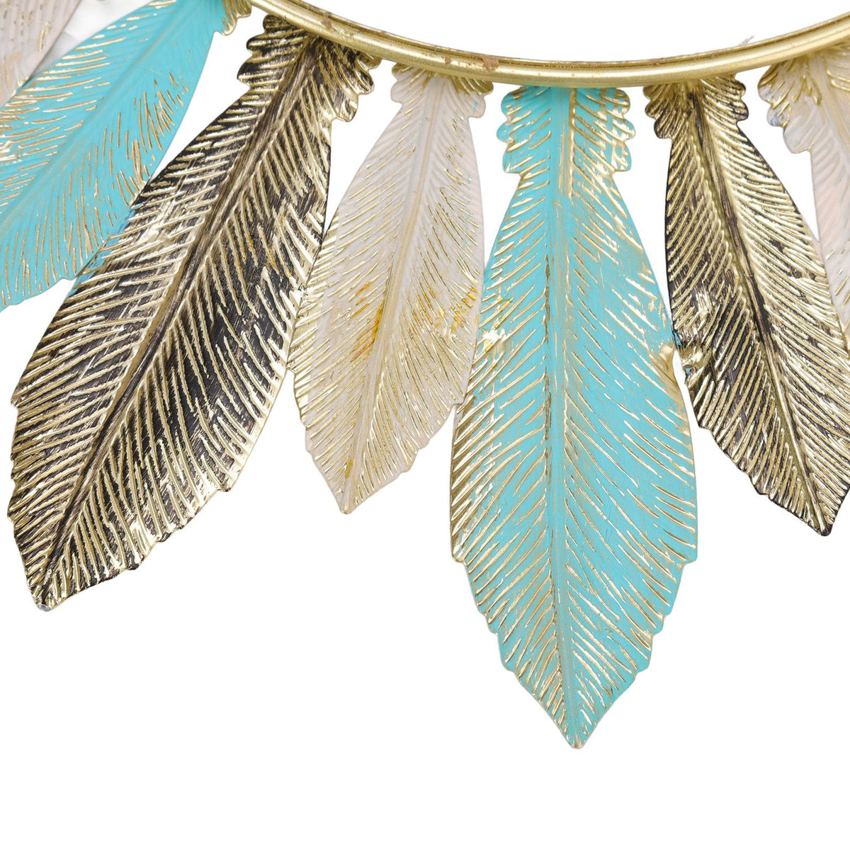 Metal Wall Decor Modern Minimalist Hanging Feather Wall Art Sculpture for Bedroom Living Room Study Office