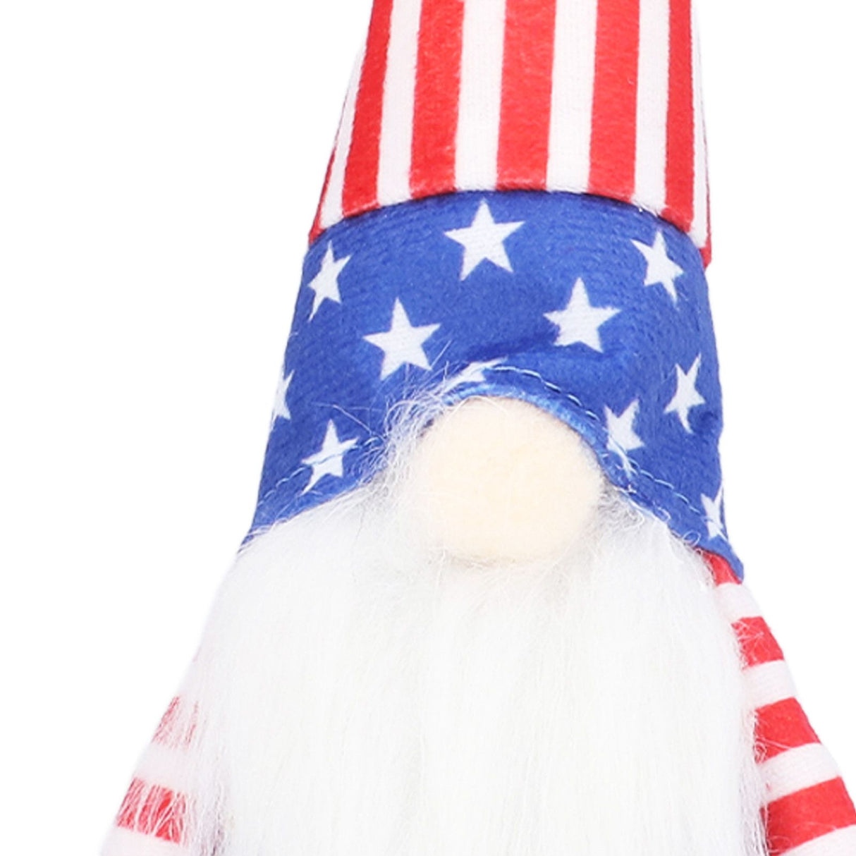 Independence Day Gnome Cute Handcrafted Beautiful Meaning Gnome Plush Decoration for Office Living Room Vertical Stripes