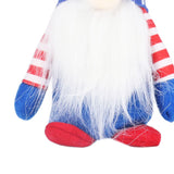Independence Day Gnome Cute Handcrafted Beautiful Meaning Gnome Plush Decoration for Office Living Room Vertical Stripes