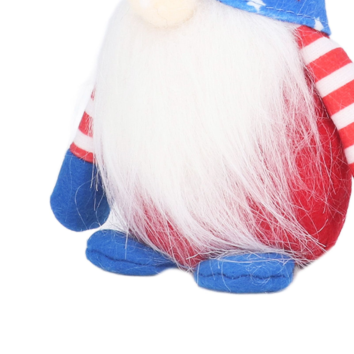 Independence Day Gnome Cute Handcrafted Beautiful Meaning Gnome Plush Decoration for Office Living Room Blue Star
