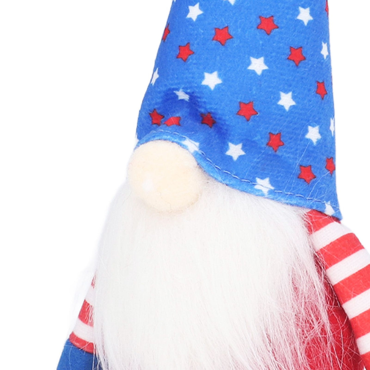 Independence Day Gnome Cute Handcrafted Beautiful Meaning Gnome Plush Decoration for Office Living Room Blue Star