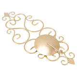 Candle Holder Iron Candlestick Folding Wall Mount Base Sconce Home Decoration for Room Metal Gold