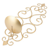 Candle Holder Iron Candlestick Folding Wall Mount Base Sconce Home Decoration for Room Metal Gold