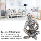 Resin Reading Woman Figurine Innovative Lady Reading Pulp Molding Bookshelf Ornaments for Home Decoration G