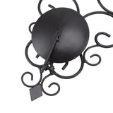 2 Pcs Candle Holder Exquisite Classical Style Black Iron Wall Mounted Candlestick for Living Rooms Bedroom Hallways - Extra Image