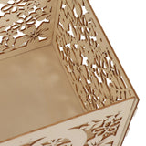 DIY Hollow Wooden Box Gift Card Money Case Wedding Reception Decoration Box Easy Assembly JM01192 Large