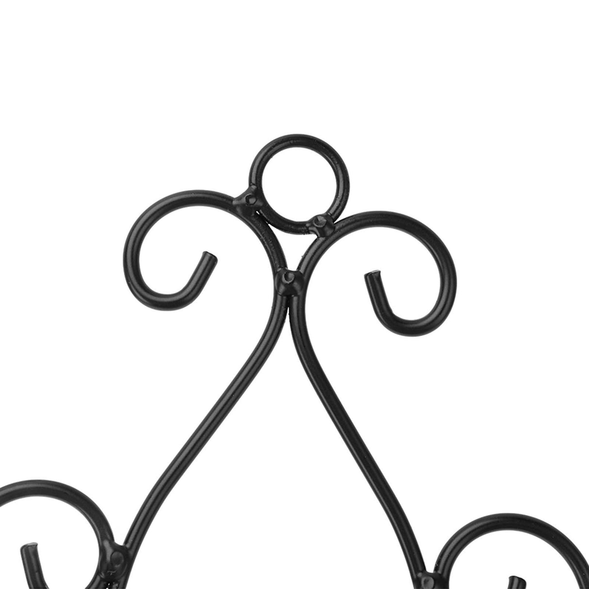 2 Set Candle Holder Wall Sconce European Style Swirl Iron Art Pattern Wall Mounted Candle Holder with Tray for Bedroom