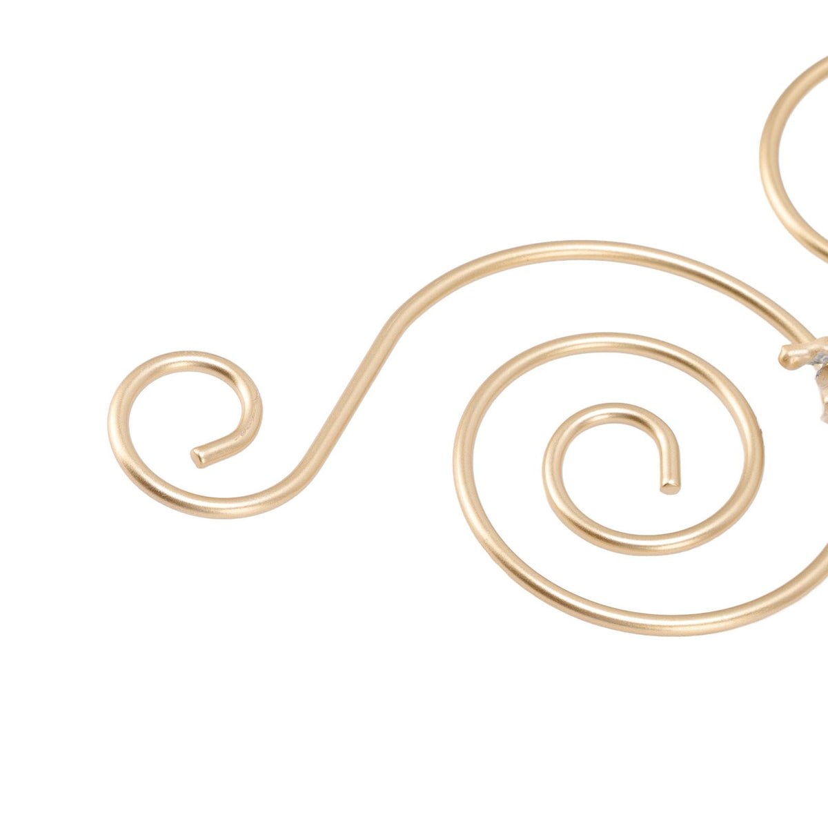 2 Sets Wall Candle Holder Foldable European Style Swirl Wrought Iron Wall Hanging Candlestick Holder Home Decoration Gold