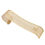 Shelving Solution Wall Sconce Candle Holder Gold Hollow Carved Exquisite Details Metal Wall Candle Holder for Bedrooms