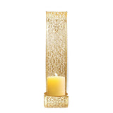 Shelving Solution Wall Sconce Candle Holder Gold Hollow Carved Exquisite Details Metal Wall Candle Holder for Bedrooms