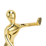 Stainless Steel Man Bookends Prevent Slipping Kung Fu Man Bookends for Home Decoration for Home Office - Extra Image