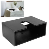 Bamboo Paper Towel Dispenser Countertop Wall Mounted Multifold Napkin Box for Bathroom