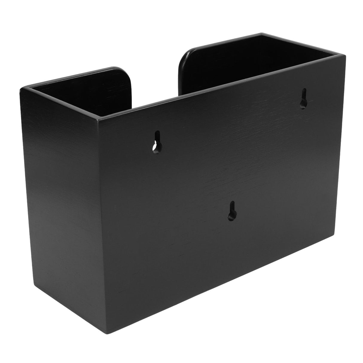Bamboo Paper Towel Dispenser Countertop Wall Mounted Multifold Napkin Box for Bathroom