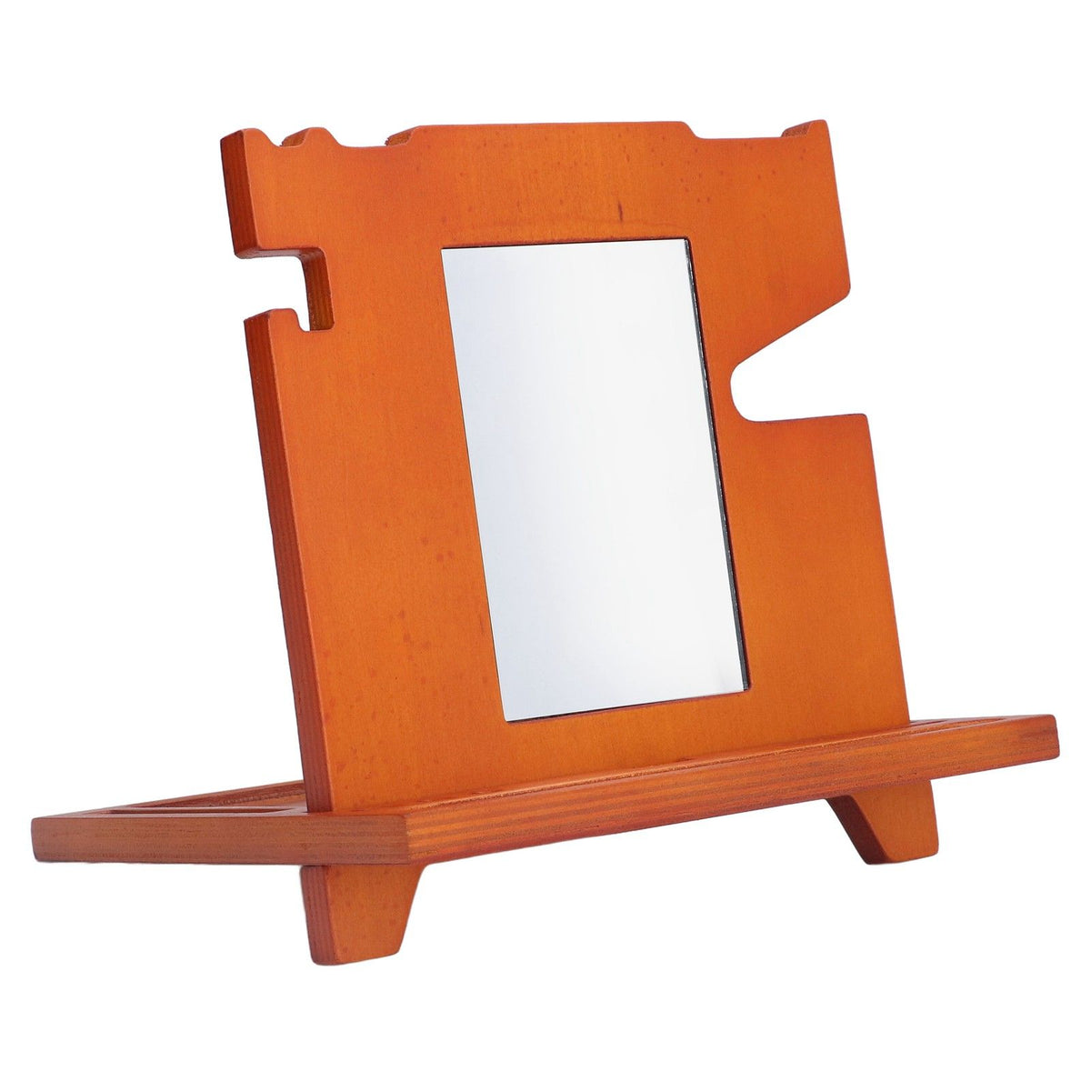 Wood Mobile Phone Base Multifunctional Durable Watch Glasses Key Storage Bracket Desktop Organizer