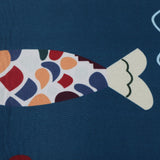 Floor Mat Prevent Slip Wearable Comfortable Cute Pattern Kitchen Pad for Living Room Bathroom Doorway Fish 40x60cm / 15.8x23.6in - 45-Degree Angle