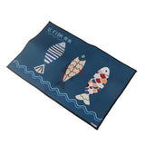 Floor Mat Prevent Slip Wearable Comfortable Cute Pattern Kitchen Pad for Living Room Bathroom Doorway Fish 40x60cm / 15.8x23.6in - Extra Image