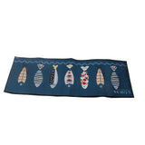 Floor Mat Prevent Slip Wearable Comfortable Cute Pattern Kitchen Pad for Living Room Bathroom Doorway Fish 40x120cm / 15.8x47.2in