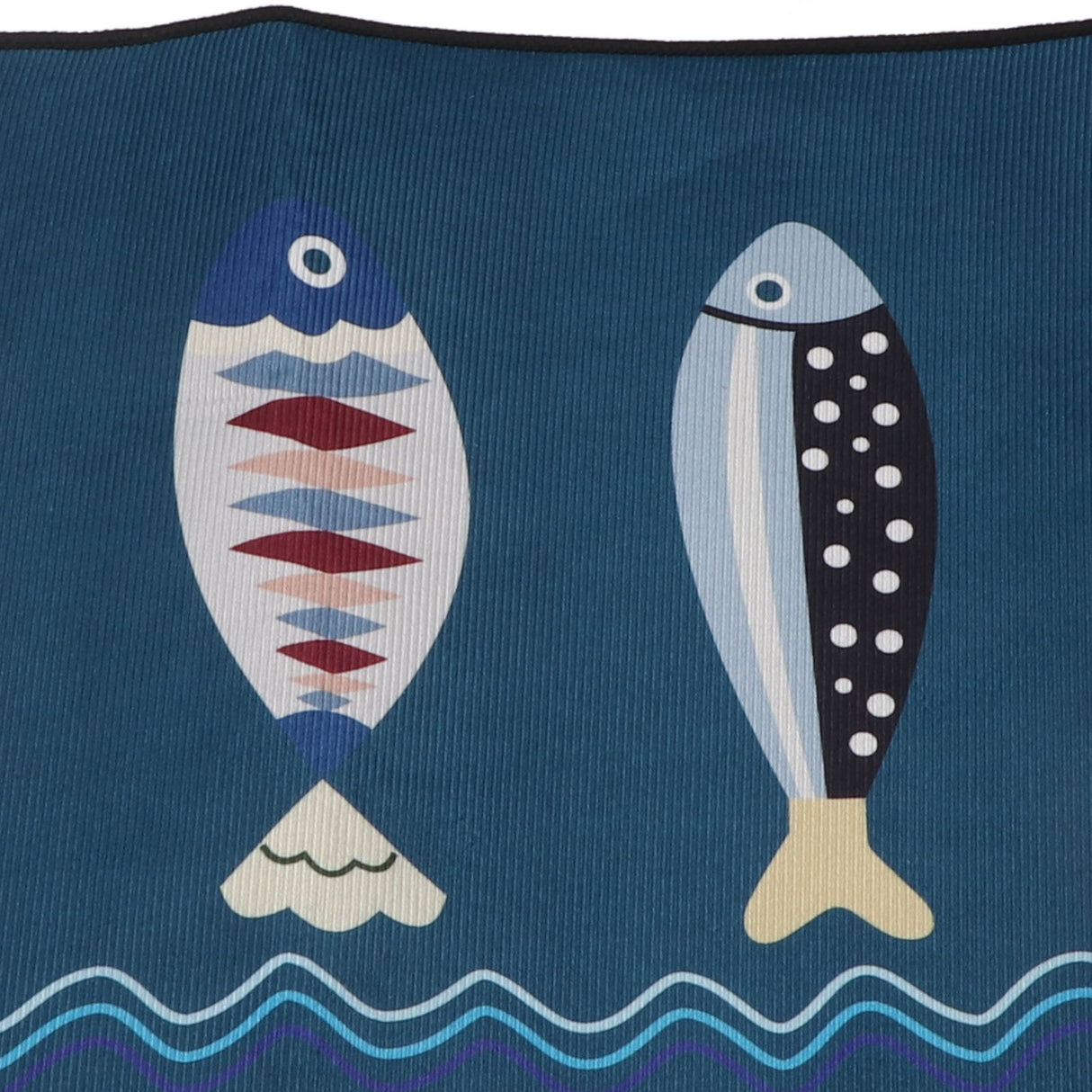 Floor Mat Prevent Slip Wearable Comfortable Cute Pattern Kitchen Pad for Living Room Bathroom Doorway Fish 40x120cm / 15.8x47.2in