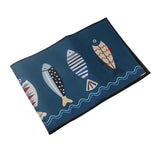 Floor Mat Prevent Slip Wearable Comfortable Cute Pattern Kitchen Pad for Living Room Bathroom Doorway Fish 40x120cm / 15.8x47.2in