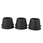 6Pcs Furniture Risers Round Plastic Furniture Lift Riser for Bed Table Couch Black 2.8in