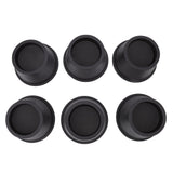 6Pcs Furniture Risers Round Plastic Furniture Lift Riser for Bed Table Couch Black 2.8in
