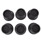 6Pcs Furniture Risers Round Plastic Furniture Lift Riser for Bed Table Couch Black 2.8in