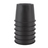 6 PCS Anti Vibration Pads Sofa Feet Pad Furniture Riser Mat for Table Cabinet Bed 3in Black Round - Side View