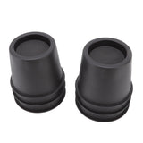 6 PCS Anti Vibration Pads Sofa Feet Pad Furniture Riser Mat for Table Cabinet Bed 3in Black Round - Low Angle