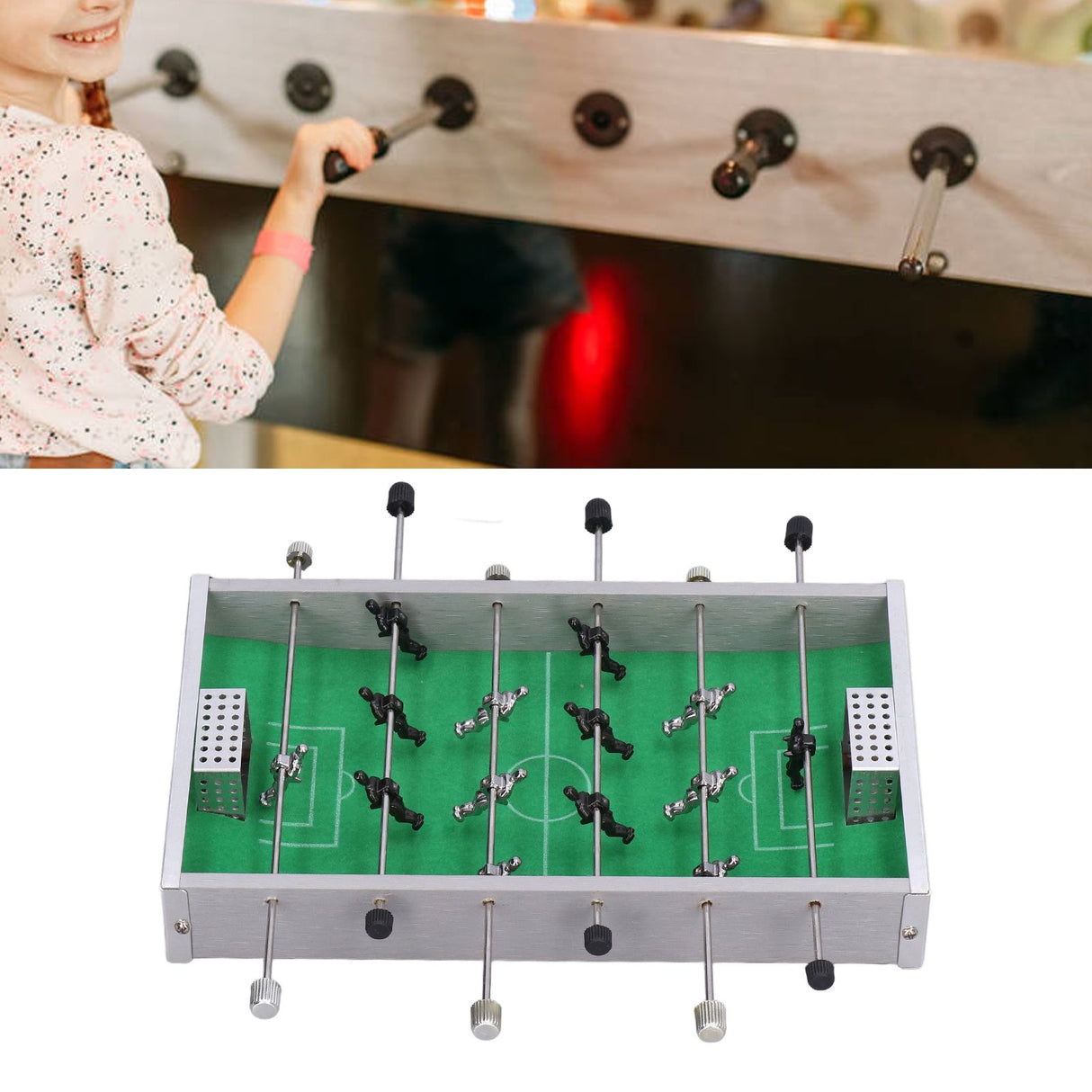 Foosball Table Fine Workmanship Compact Size Aluminum Rod Robust Reliable Foosebsllball Table