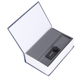 Book Shaped Steel Safe Classic Secret Book Safe Lock Password Type Household Storage BoxBlue
